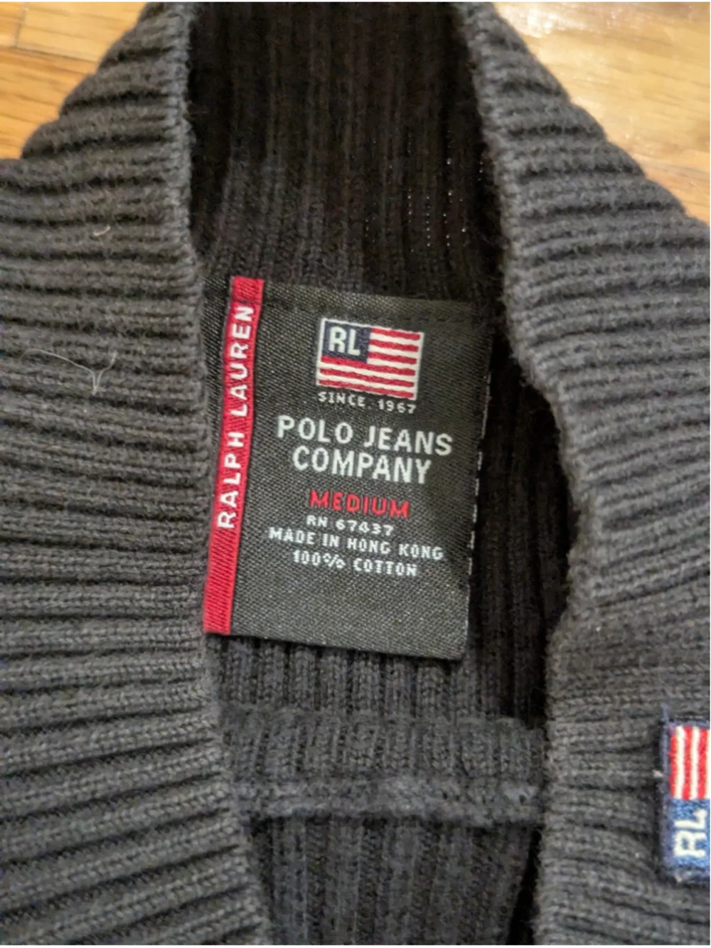 Polo Ralph Lauren Ribbed Mock Neck Sweater Medium